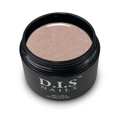 Камуфлюючий гель D.I.S Nails Hard Cover Caramel Shimmer 28г