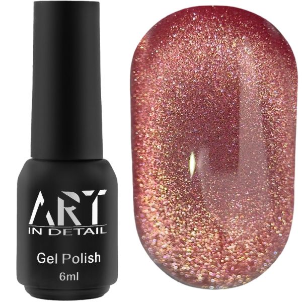 Гель-лак кошачий глаз ART Charm Cat Eye CC004, 6мл