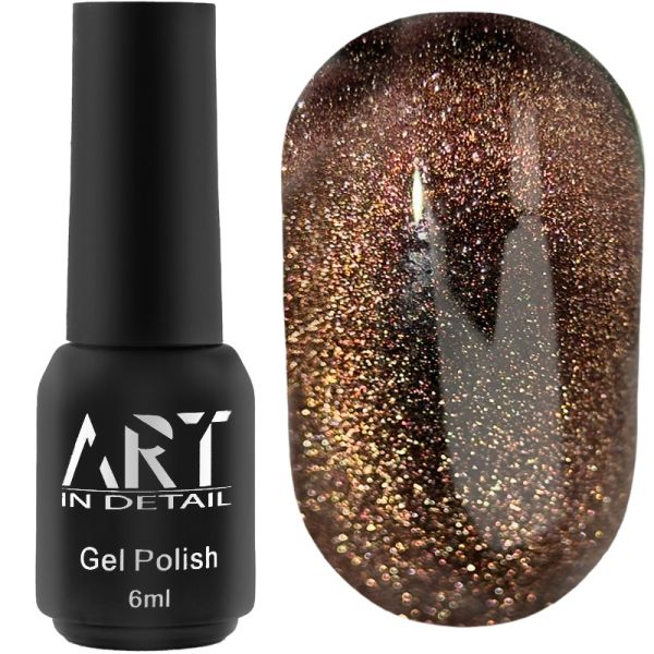Гель-лак кошачий глаз ART Charm Cat Eye CC010, 6мл
