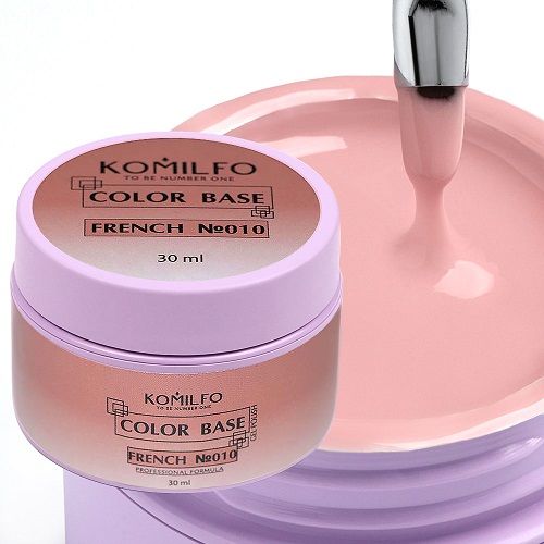 База камуфлююча Komilfo Color Base French 10 HEMA/TPO free, 30мл