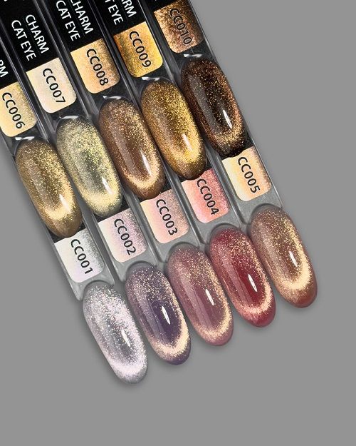 Гель-лак котяче око ART Charm Cat Eye CC001, 6мл