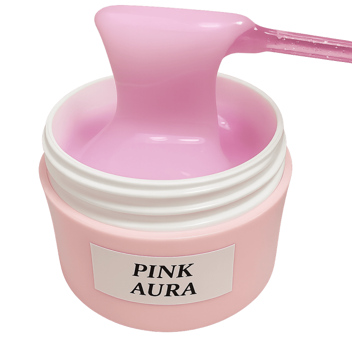 Гель рожевий перламутровий Pink Aura