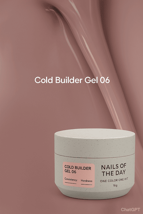 Гель NAILSOFTHEDAY Соld Builder gel 06 теплий нюдовий  15мл