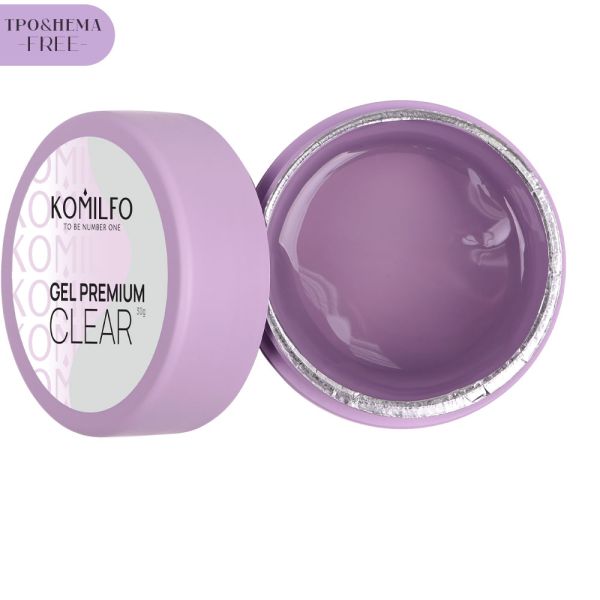 Гель Komilfo Gel Premium Clear прозрачный, 30г