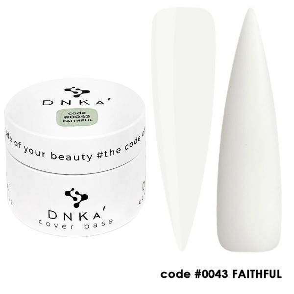 База камуфляж DNKa Cover Base №043 (молочный белый), 30 мл