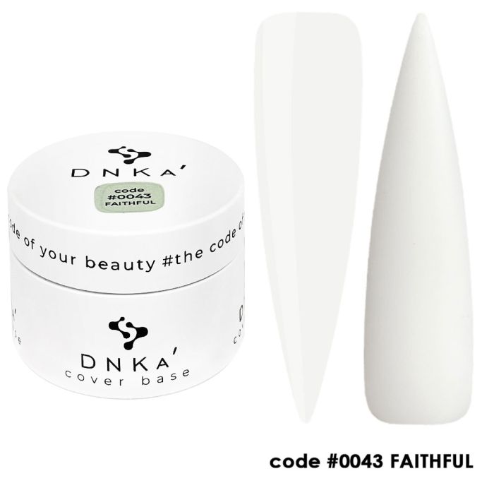 База камуфляж DNKa Cover Base №043 (молочний білий), 30 мл