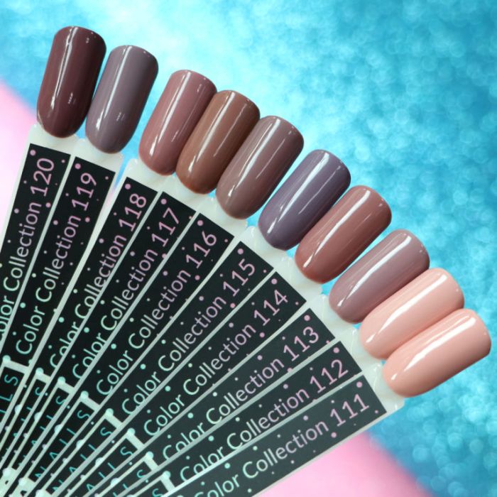 Гель-лак Kira Nails №118 (розово-шоколадный, эмаль), 6 мл