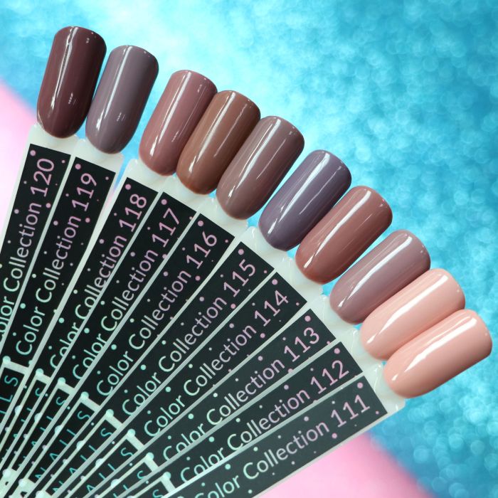 Гель-лак Kira Nails №114 (светло-коричневый, эмаль), 6 мл 