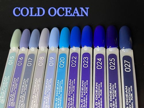Гель-лак Baby Moon Cold Ocean 18 сіро-блакитний, 6мл