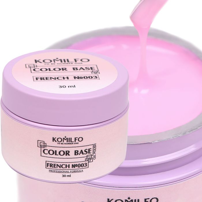 База камуфляж Komilfo Color Base French 003, 30 мл (гель-банка)
