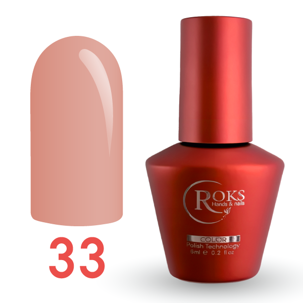  Гель-лак Roks 33 6мл