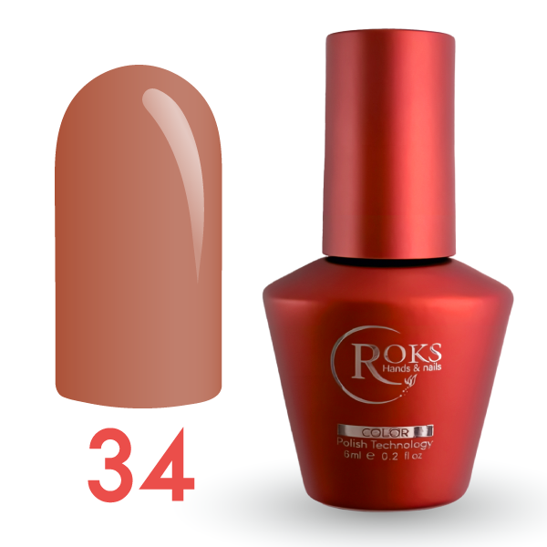  Гель-лак Roks 34 6мл