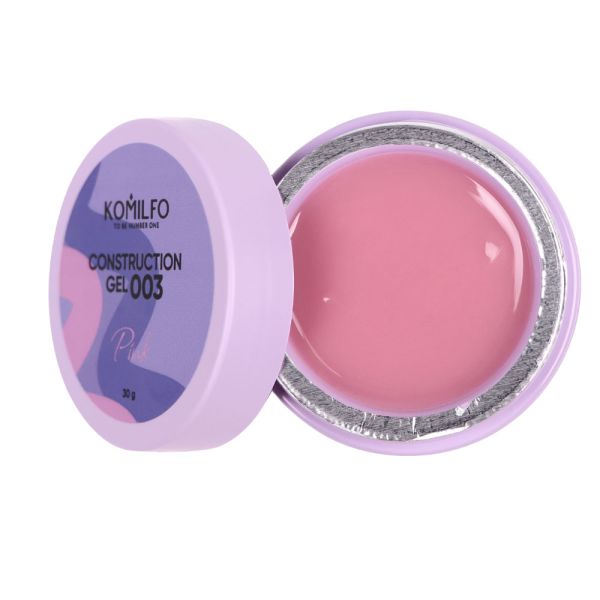 Гель  Komilfo Construction Gel 03 Pink, 30г