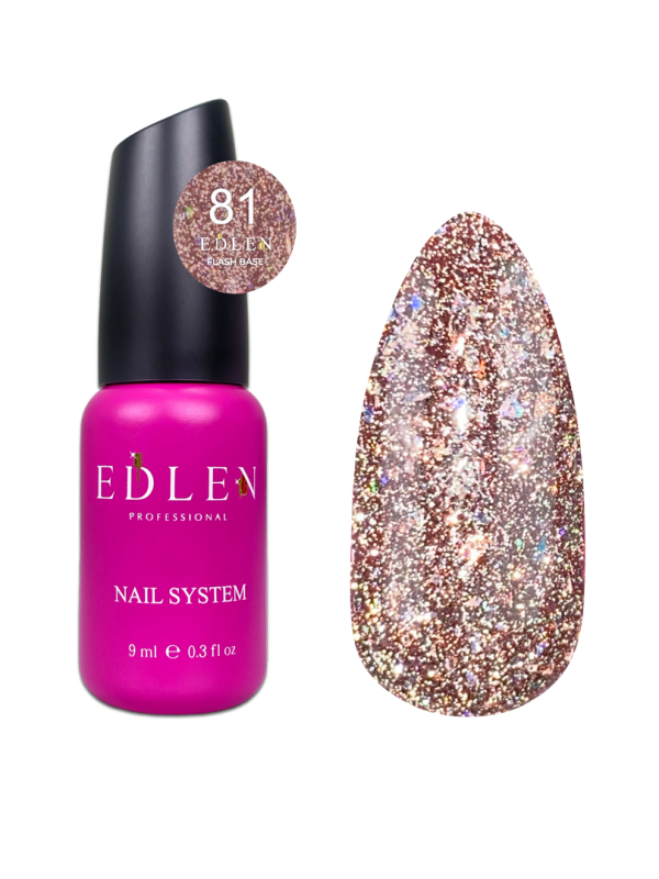 База Edlen Cover base 9мл 81 світловідбивна