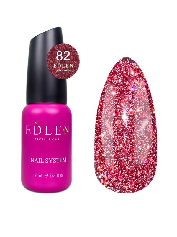 База Edlen Cover base 9мл 82 світловідбивна