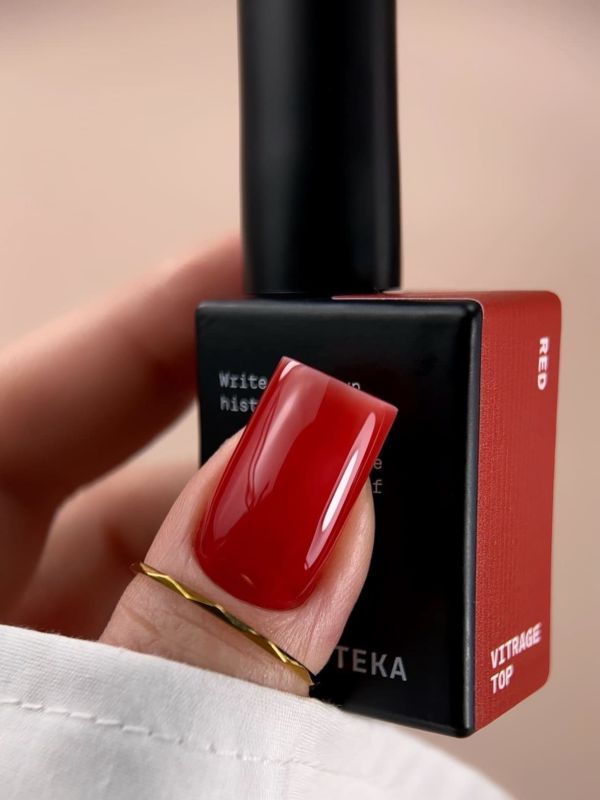 Топ Biblioteka Cover Top Vitrage Red  Червоний вітражний, 10 мл
