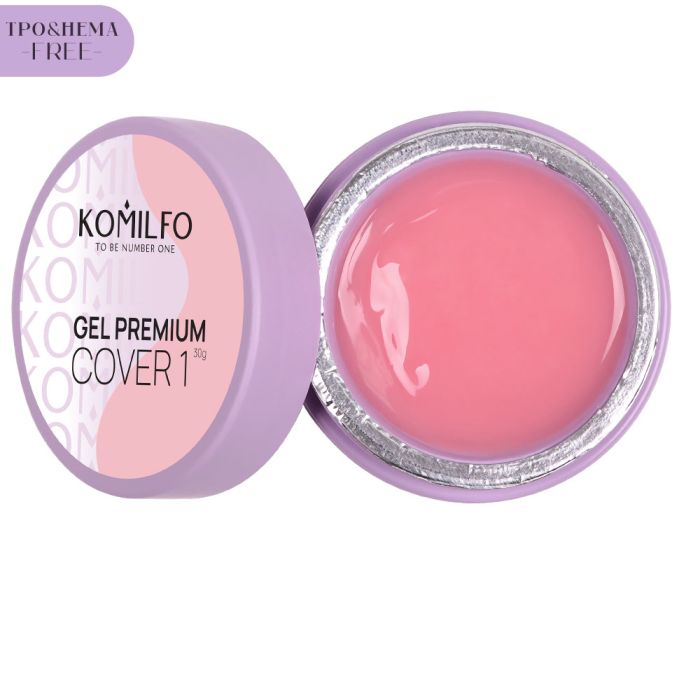 Гель Komilfo Gel Premium Cover 1, 30г