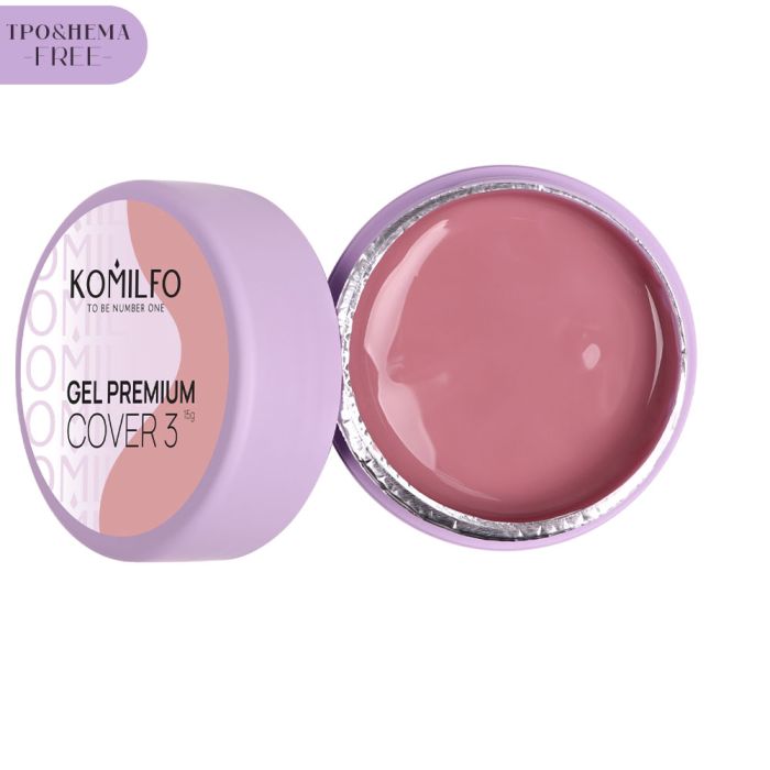 Гель Komilfo Gel Premium Cover 3, 15г