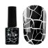 Гель-лак Kira Nails Crack Effect Black, чорний кракелюр 6 мл