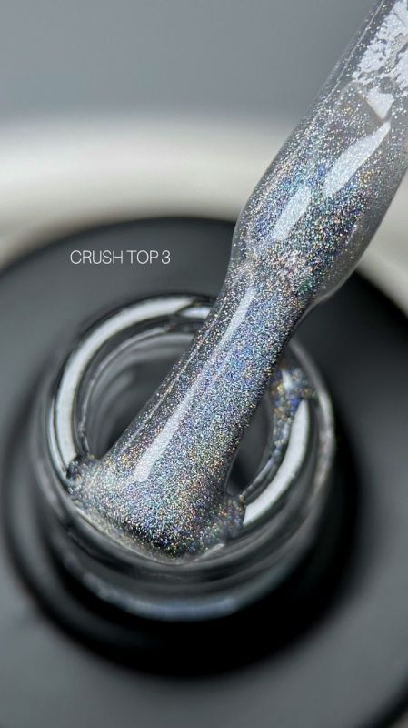 Топ для гель-лаку без липкого шару Saga Crush Top №03 (котяче око), 9 мл