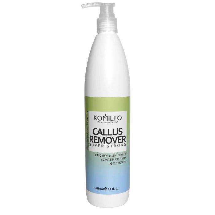 Komilfo Callus Remover «Super Strong Formula»  щелочный пилинг для педикюра, 500 мл