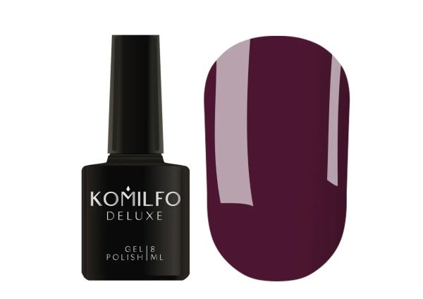 Гель-лак Komilfo Deluxe Series №D224 (марсала, эмаль), 8 мл