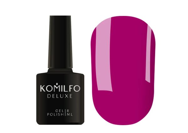 Гель-лак Komilfo Deluxe Series №D226 (розовая маджента, эмаль), 8 мл