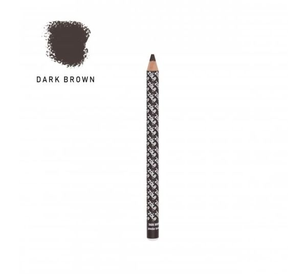 ZOLA карандаш для бровей пудровый Powder Brow Pencil Dark Brown