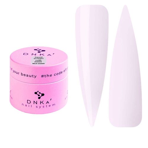 Рідкий акригель DNKa’ Liquid Acrygel 09 Milk Shake молочно-рожевий 15мл