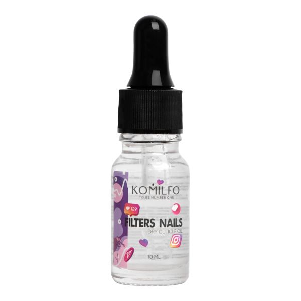 Cухе масло для кутикули з шимером Komilfo  Filters Nails 10мл