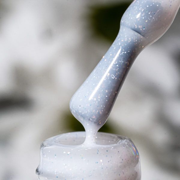 Топ Komilfo Milky Diamond молочний з шиммером 8мл