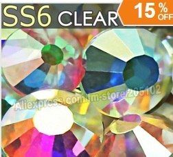 Стразы стекло S6 2мм хамелеон