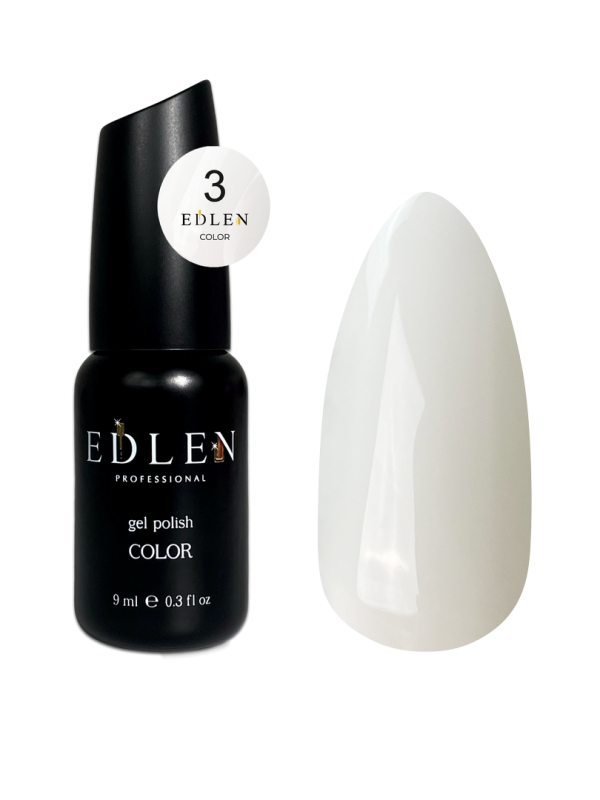 Гель-лак Edlen Color 9мл 003 молочний