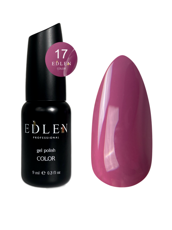 Гель-лак Edlen Color 9мл 017 сиренево-фиолетовый