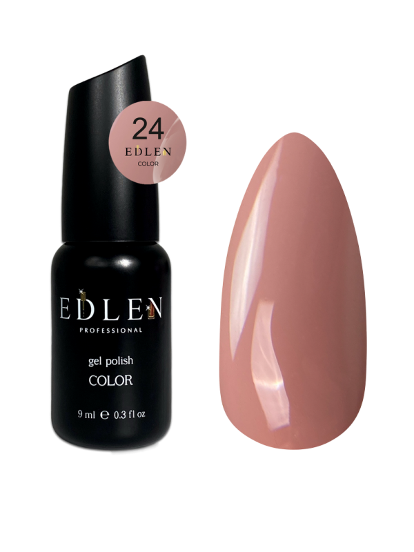 Гель-лак Edlen Color 9мл 024 нюдовый