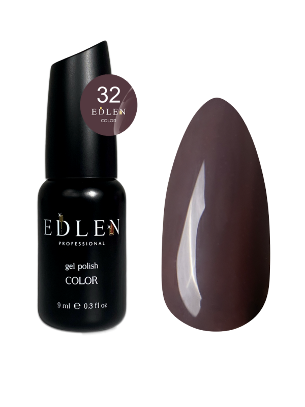 Гель-лак Edlen Color 9мл 032 асфальтовий