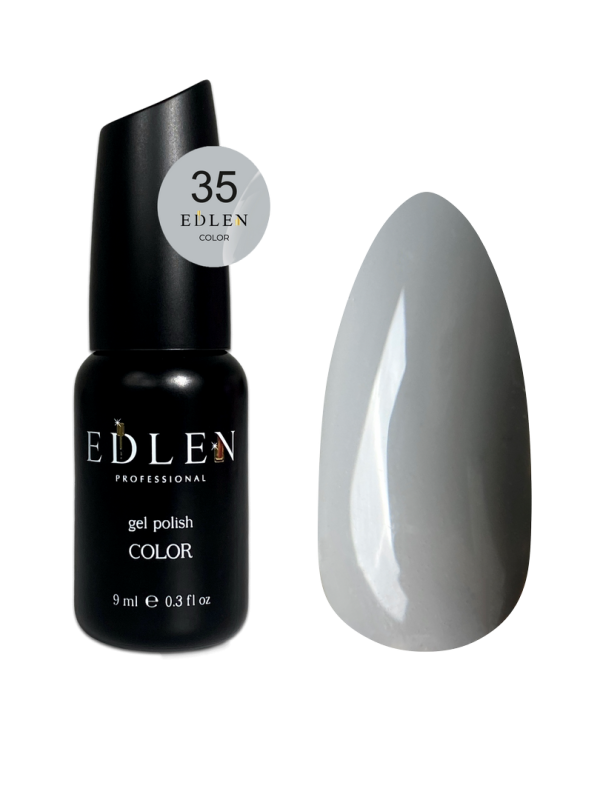 Гель-лак Edlen Color 9мл 035 серый