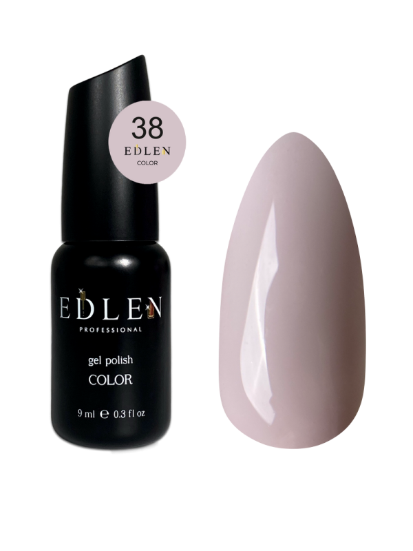 Гель-лак Edlen Color 9мл 038 бело-розовый