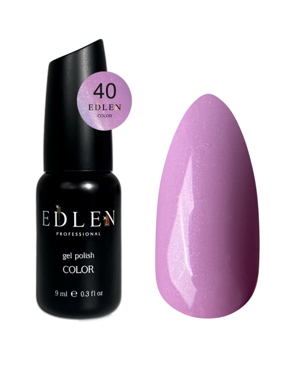 Гель-лак Edlen Color 9мл 040 бузковий