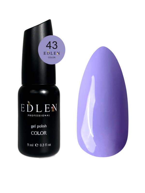 Гель-лак Edlen Color 9мл 043 фиолетовый