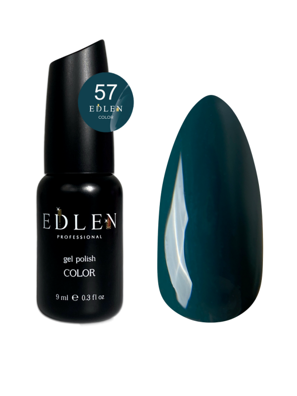 Гель-лак Edlen Color 9мл 057 нефрітовий