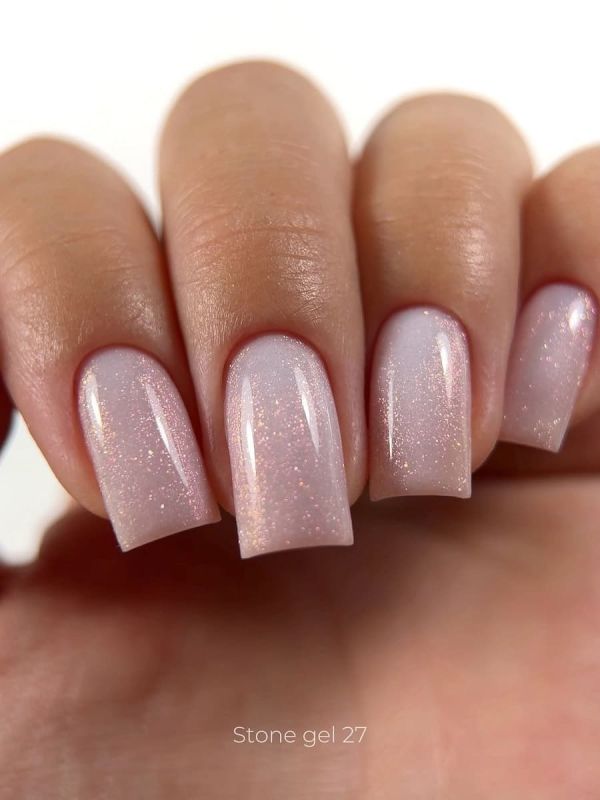 Гель Else Stone gel 27 Sapphire, холодний лілово-блакитний з рожево-фіолетовим шиммером, 30мл