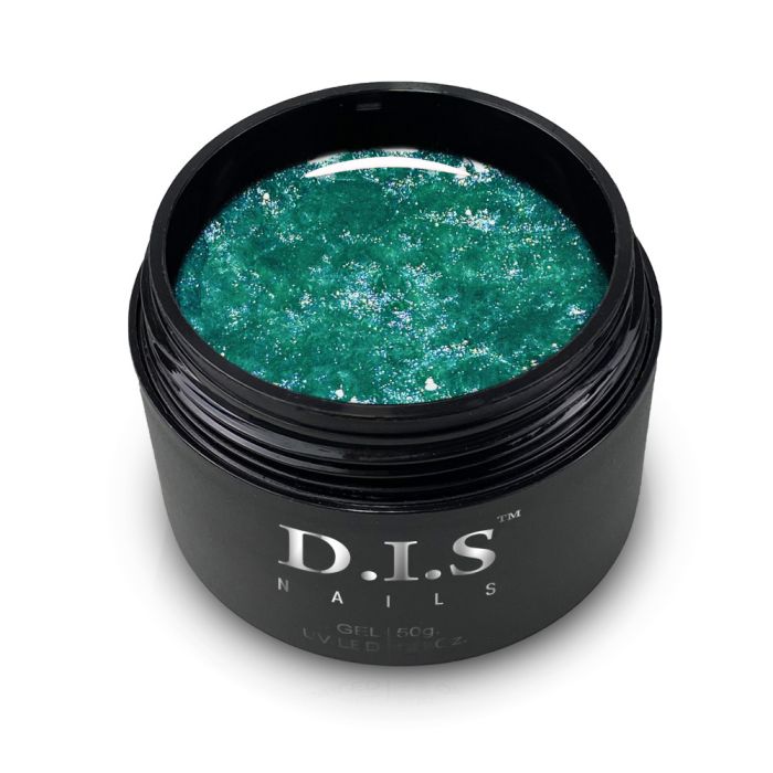 Гель камуфлюючий D.I.S Nails Hard Emerald Shimmer 28г