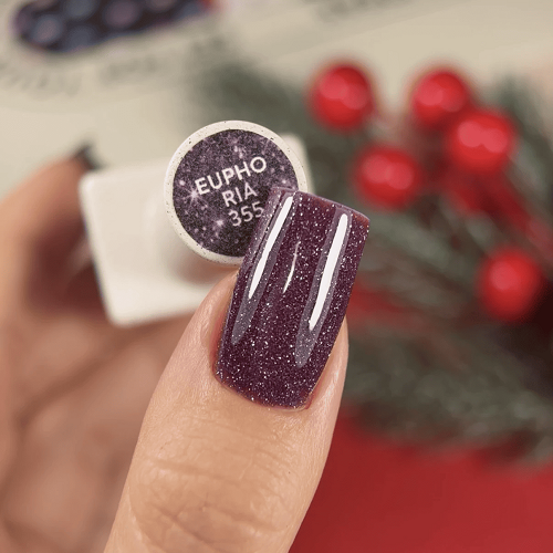 Гель-лак NailsOfTheDay 355 Euphoria фіолетовий світловідбиваючий, 10мл