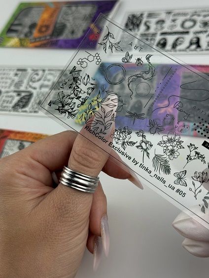 Пластина для стемпінга RichColor Exclusive by Tinka Nails UA 05