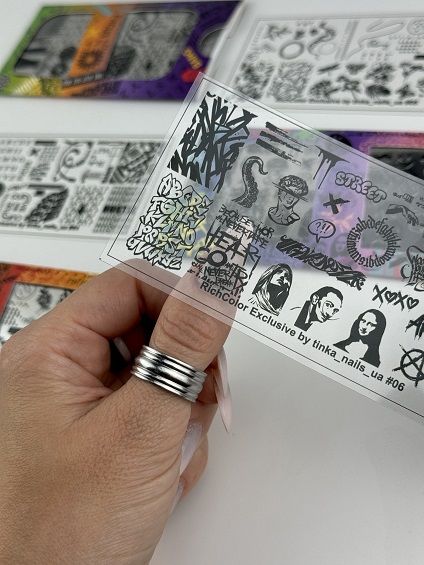 Пластина для стемпінга RichColor Exclusive by Tinka Nails UA 06