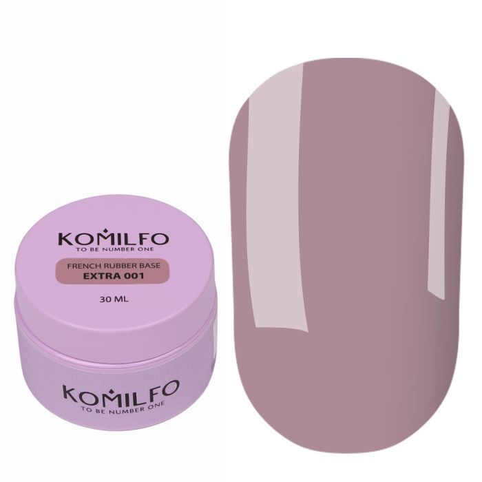 База Komilfo French Rubber Base Extra 001, 30мл