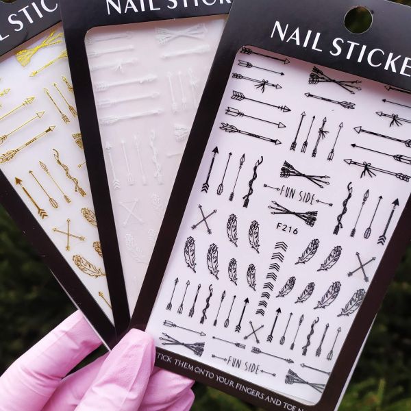 Наклейка для дизайну нігтів Nail Sticker F216