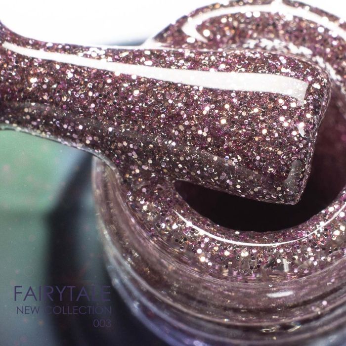 Гель-лак Komilfo Fairytale Cat Eye 003 (чайна троянда світловідбивне котяче око), 8 мл