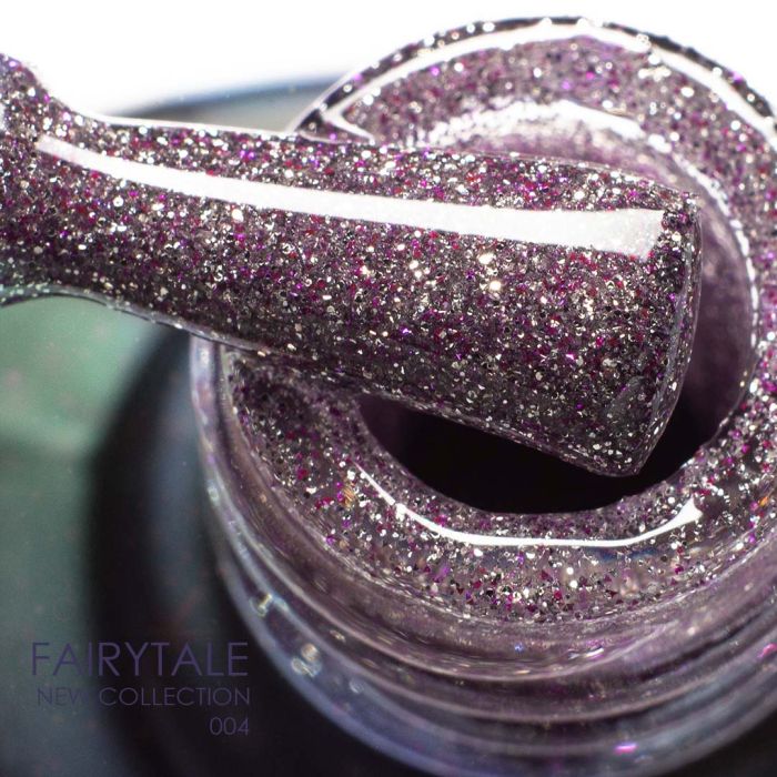 Гель-лак Komilfo Fairytale Cat Eye 004 (рожевий захід сонця світловідбиває котяче око), 8 мл